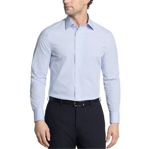 The Men's Store Mens Slim Fit Stretch Button Down Dress Shirt, NWT
